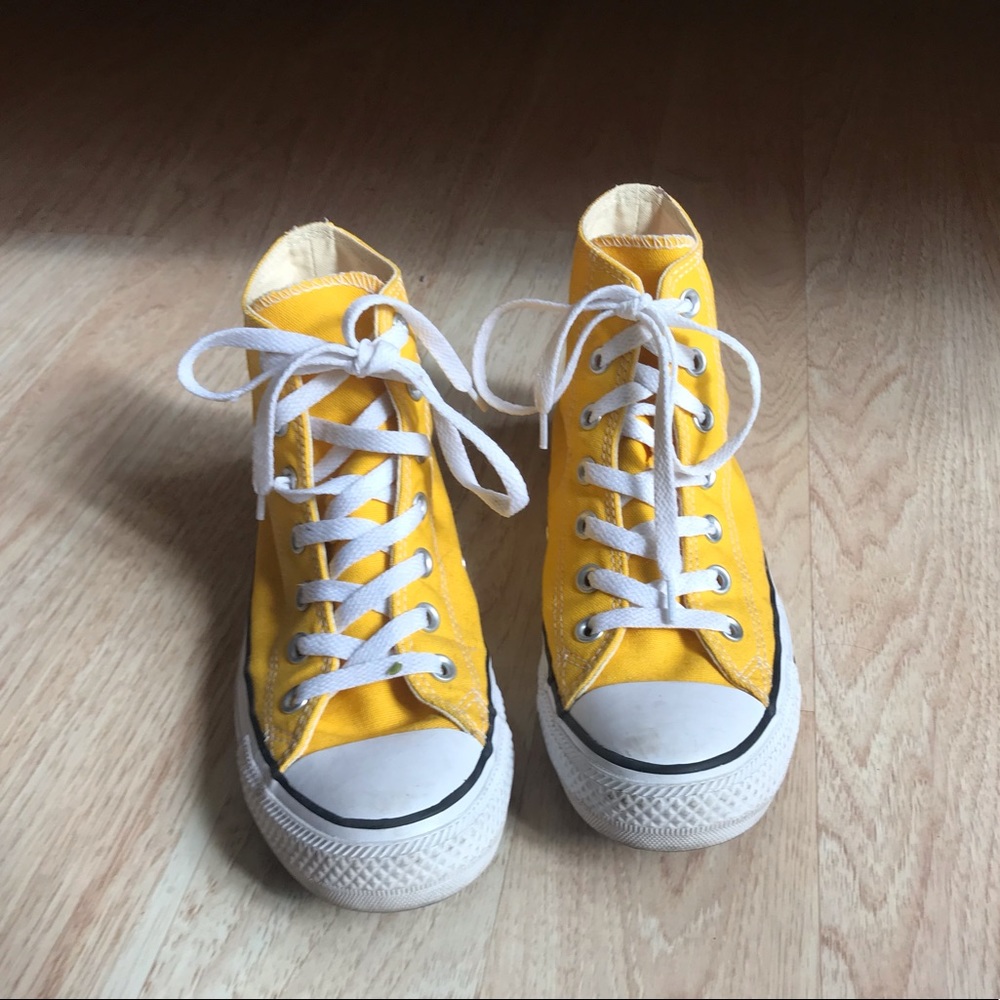 Yellow Converse